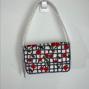 Made In India | Cherries Beaded Shoulder Bag